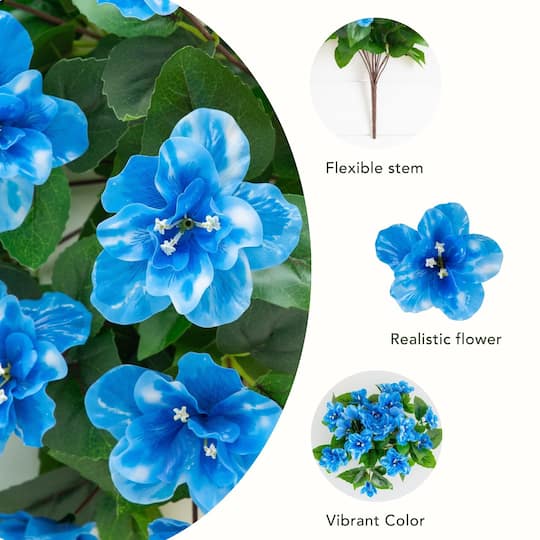 19" UV Resistant Artificial Azalea Bushes